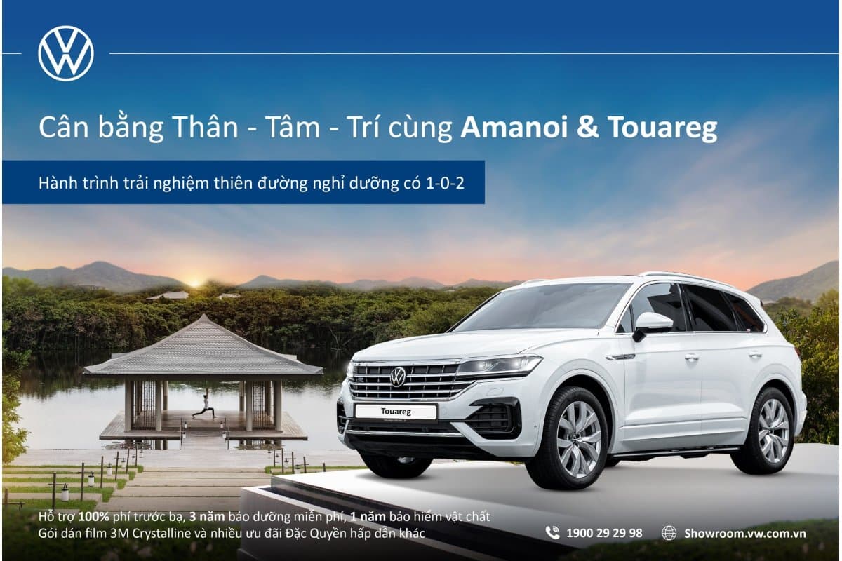 Cân bằng thân – tâm – trí cùng Amanoi và Volkswagen Touareg