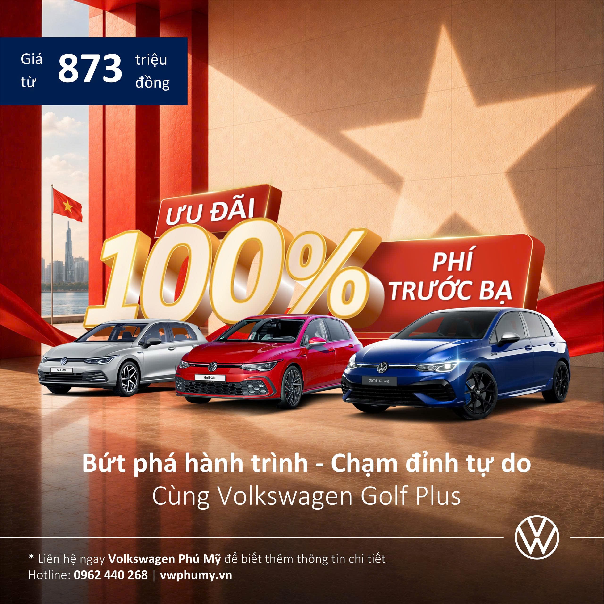 Ưu Đãi Tháng 9 Miễn Phí 100% Phí Trước Bạ