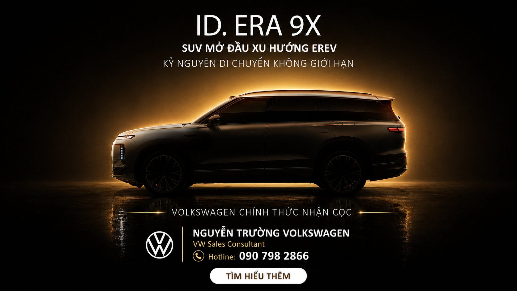 Volkswagen ID. ERA 9X – SUV EREV sắp ra mắt tại Việt Nam, Nguyễn Trường Volkswagen nhận đặt cọc
